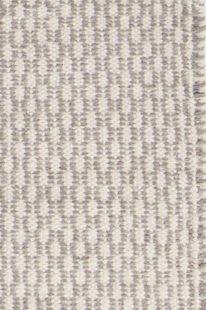 Chandra Rugs Bristol 100% Wool Hand-Woven Flatweave Rug Grey/White 9' x 13'