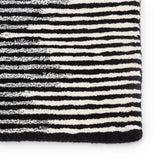 Jaipur Living Tabo Handmade Stripe Black/ Cream Area Rug (9'X12')