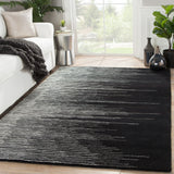 Jaipur Living Tabo Handmade Stripe Black/ Cream Area Rug (9'X12')