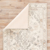 Jaipur Living Arabia Handmade Floral White/ Gray Area Rug (9'X12')