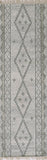 Momeni Bristol BRS-1 Hand Woven Traditional Geometric Indoor Area Rug Grey 9' x 12' BRISTBRS-1GRY90C0
