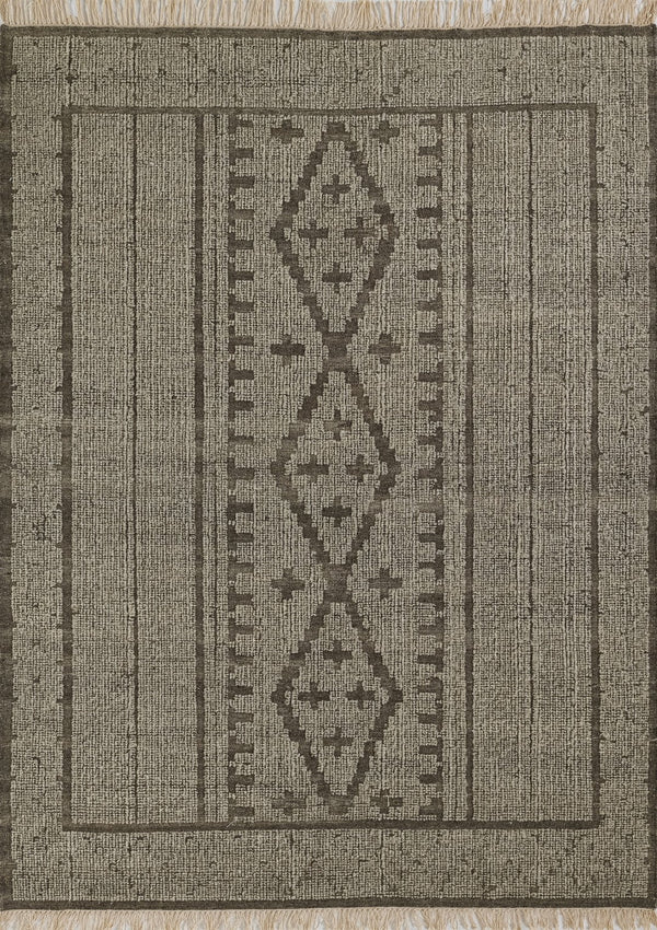 Momeni Bristol BRS-2 Hand Woven Traditional Geometric Indoor Area Rug Natural 9' x 12' BRISTBRS-2NAT90C0