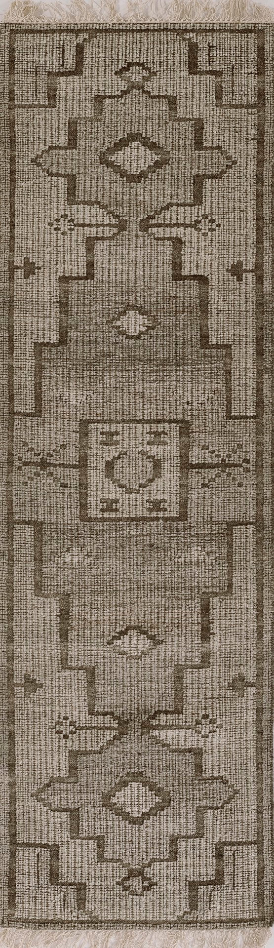 Momeni Bristol BRS-3 Hand Woven Traditional Medallion Indoor Area Rug Natural 9' x 12' BRISTBRS-3NAT90C0