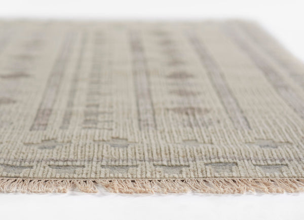 Momeni Bristol BRS-4 Hand Woven Traditional Geometric Indoor Area Rug Ivory 9' x 12' BRISTBRS-4IVY90C0