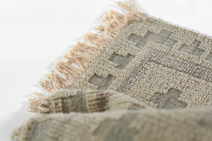 Momeni Bristol BRS-4 Hand Woven Traditional Geometric Indoor Area Rug Ivory 9' x 12' BRISTBRS-4IVY90C0