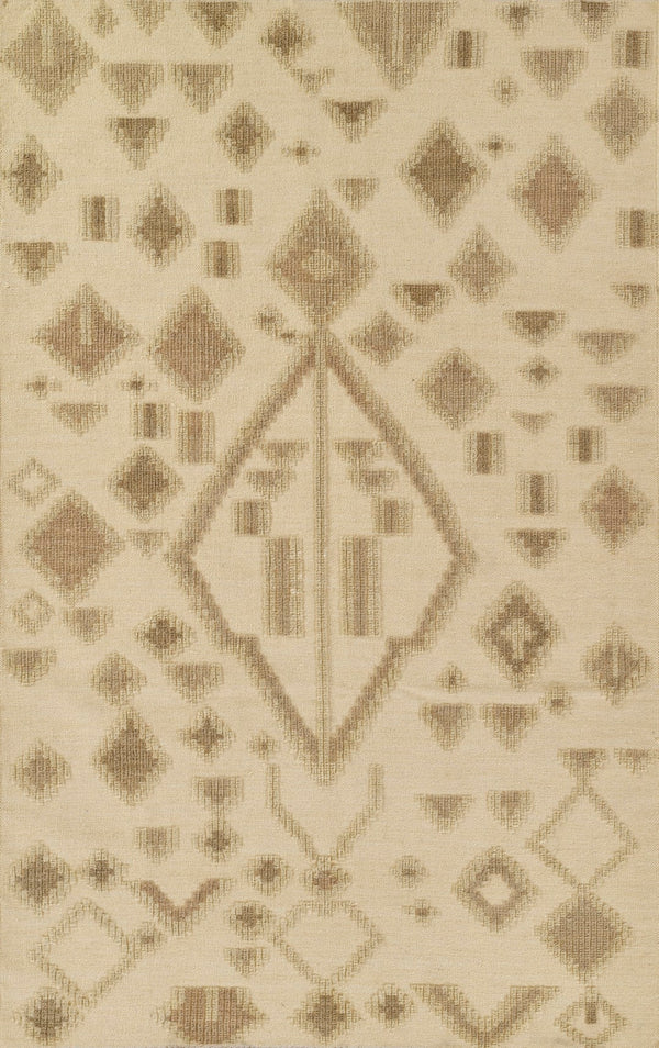 Momeni Bristol BRS-6 Hand Woven Traditional Geometric Indoor Area Rug Natural 9' x 12' BRISTBRS-6NAT90C0