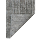 AMER Rugs Brooklyn BRK-1 Hand-Loomed Plaid Transitional Area Rug Gray 10' x 14'