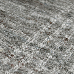 AMER Rugs Brooklyn BRK-1 Hand-Loomed Plaid Transitional Area Rug Gray 10' x 14'