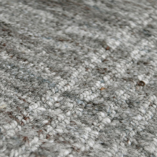 AMER Rugs Brooklyn BRK-1 Hand-Loomed Plaid Transitional Area Rug Gray 10' x 14'