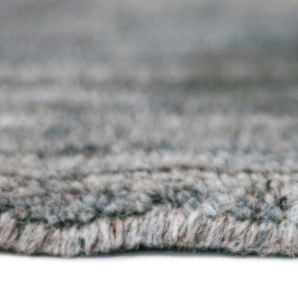 AMER Rugs Brooklyn BRK-1 Hand-Loomed Plaid Transitional Area Rug Gray 10' x 14'