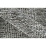AMER Rugs Brooklyn BRK-1 Hand-Loomed Plaid Transitional Area Rug Gray 10' x 14'