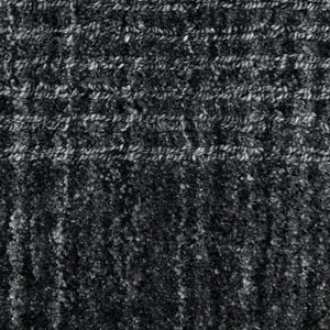 AMER Rugs Brooklyn BRK-5 Hand-Loomed Plaid Transitional Area Rug Charcoal 10' x 14'