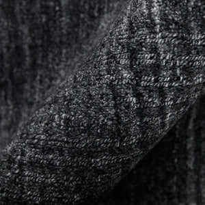 AMER Rugs Brooklyn BRK-5 Hand-Loomed Plaid Transitional Area Rug Charcoal 10' x 14'