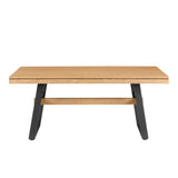 Walker Edison Brickell Industrial/Modern Farmhouse 72" Modern Industrial Dining Table BRLD2DLAVS