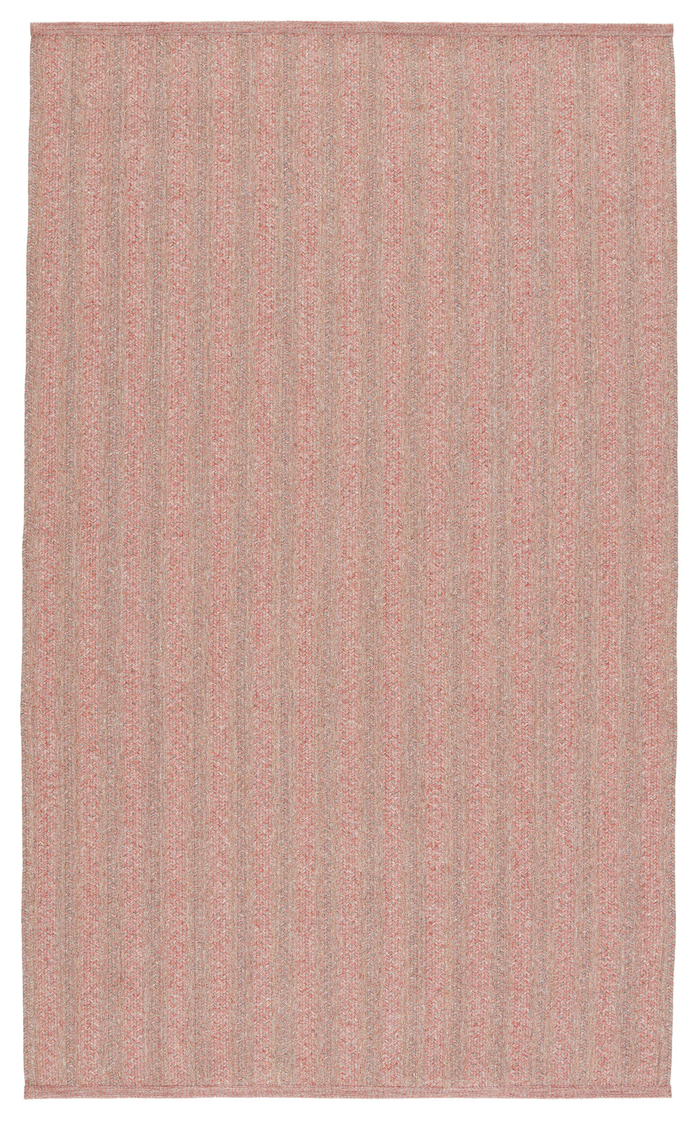 Jaipur Living Topsail Indoor/ Outdoor Striped Rose/ Taupe Area Rug (8'10"X11'9")