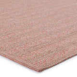 Jaipur Living Topsail Indoor/ Outdoor Striped Rose/ Taupe Area Rug (8'10"X11'9")