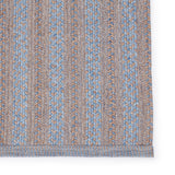 Jaipur Living Topsail Indoor/ Outdoor Striped Light Blue/ Taupe Area Rug (8'10"X11'9")