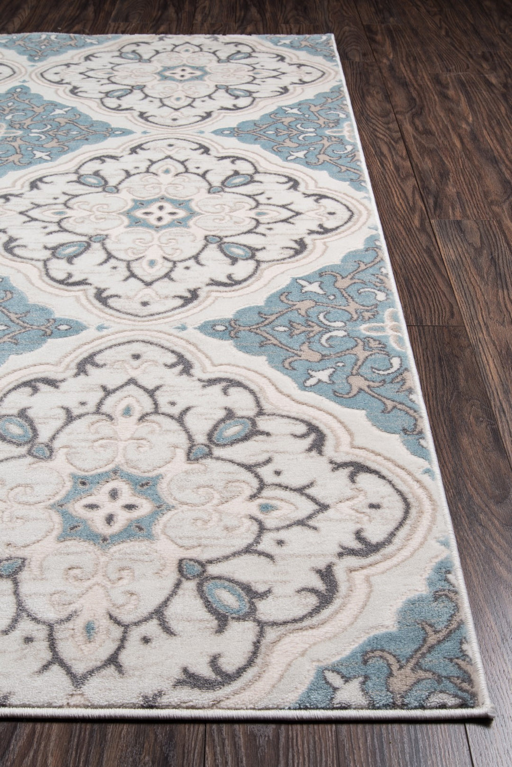 Momeni Brooklyn Heights BH-01 Machine Made Transitional Damask Indoor Area Rug Ivory 9'3" x 12'6" BROOKBH-01IVY93C6