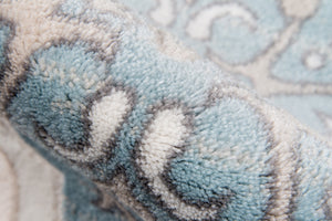 Momeni Brooklyn Heights BH-01 Machine Made Transitional Damask Indoor Area Rug Ivory 9'3" x 12'6" BROOKBH-01IVY93C6