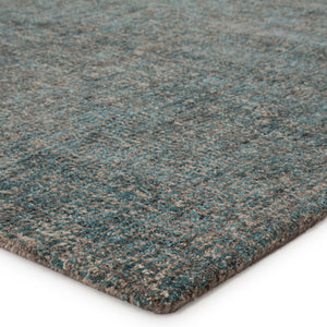 Jaipur Living Britta Plus Handmade Solid Turquoise/ Tan Area Rug (9'X12')