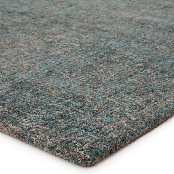 Jaipur Living Britta Plus Handmade Solid Turquoise/ Tan Area Rug (9'X12')