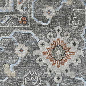AMER Rugs Bristol BRS-15 Hand-Knotted Bordered Classic Area Rug Gray 10' x 14'