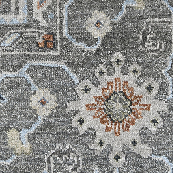 AMER Rugs Bristol BRS-15 Hand-Knotted Bordered Classic Area Rug Gray 10' x 14'