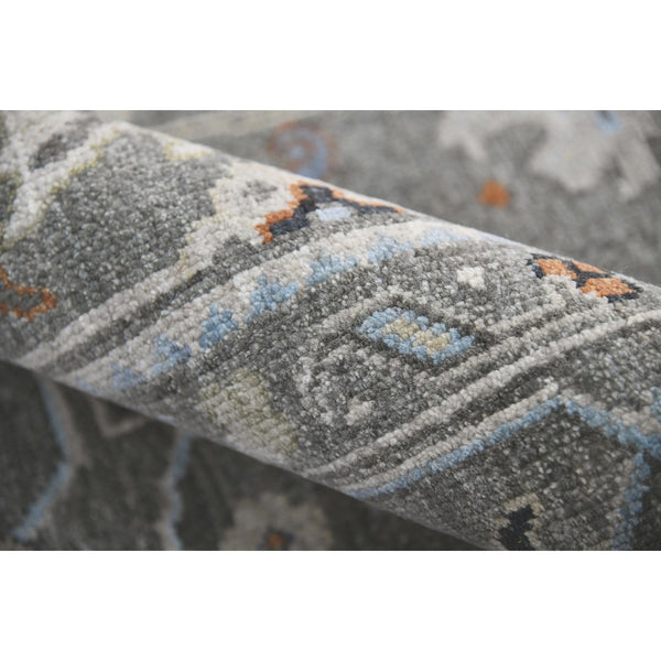 AMER Rugs Bristol BRS-15 Hand-Knotted Bordered Classic Area Rug Gray 10' x 14'