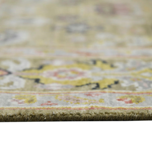 AMER Rugs Bristol BRS-18 Hand-Knotted Bordered Classic Area Rug Gold 10' x 14'