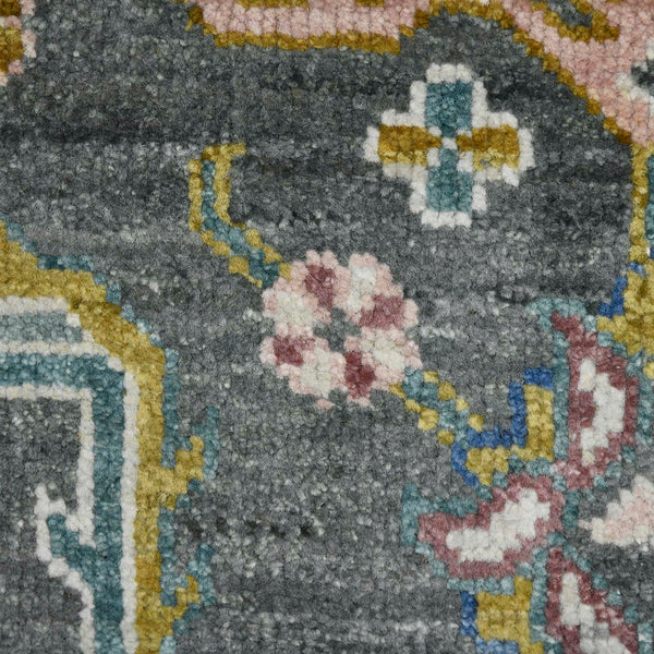 AMER Rugs Bristol BRS-19 Hand-Knotted Bordered Classic Area Rug Gray 10' x 14'