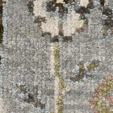 AMER Rugs Bristol BRS-30 Hand-Knotted Floral Classic Area Rug Silver/Gray 10' x 14'