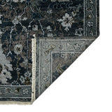 AMER Rugs Bristol BRS-31 Hand-Knotted Floral Classic Area Rug Charcoal Gray/Rust 10' x 14'