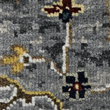 AMER Rugs Bristol BRS-43 Hand-Knotted Floral Classic Area Rug Deep Silver/Gold 10' x 14'