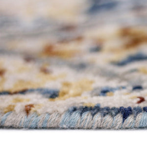 AMER Rugs Bristol BRS-46 Hand-Knotted Bordered Classic Area Rug Blue 10' x 14'