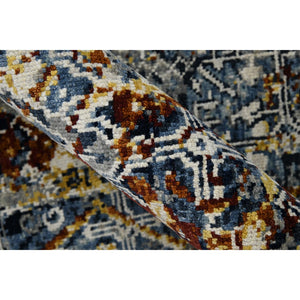 AMER Rugs Bristol BRS-46 Hand-Knotted Bordered Classic Area Rug Blue 10' x 14'