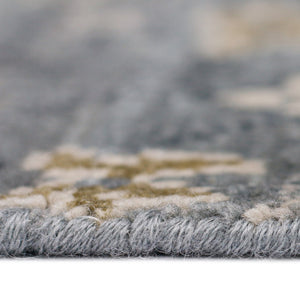 AMER Rugs Bristol BRS-5 Hand-Knotted Floral Classic Area Rug Gray 10' x 14'