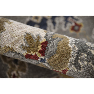 AMER Rugs Bristol BRS-8 Hand-Knotted Bordered Classic Area Rug Navy 10' x 14'