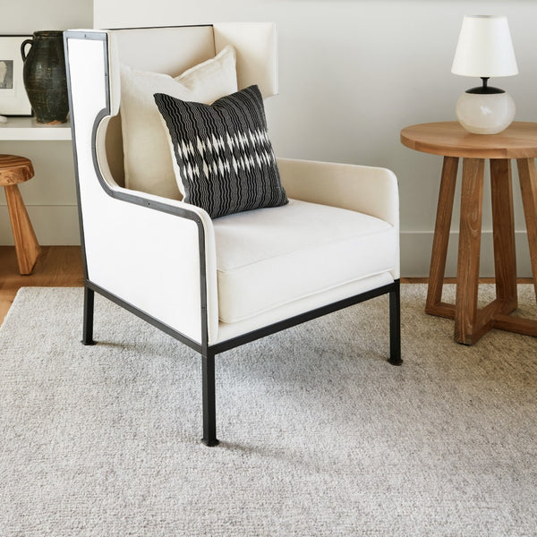 Jaipur Living Britta Oland BRT09 Hand Tufted Handmade Indoor Contemporary Rug Ivory 12' x 15'