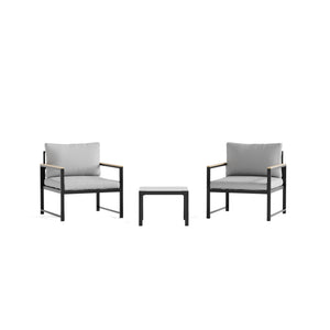 Malouf Weekender Burbank Outdoor Aluminum Furniture Set WK0001OCS00GC