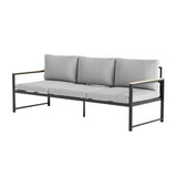 Malouf Weekender Burbank Outdoor Aluminum Furniture Set WK0001OCS00GC
