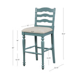 Marino 30 in Antique Blue Bar Stool