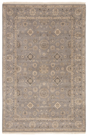 Jaipur Living Riverton Hand-Knotted Medallion Gray/ Tan Area Rug (6'X9')