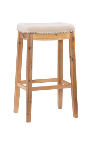 CLARIDGE ACACIA WOOD BAR STOOL