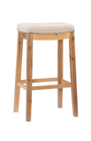 CLARIDGE ACACIA WOOD BAR STOOL