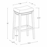 CLARIDGE ACACIA WOOD BAR STOOL