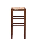 Gianna Backless Barstool Walnut Set of 2