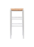 Gianna Backless Barstool White Set of 2