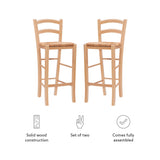 Emilo Barstool Natural Set of 2