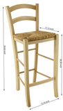 Emilo Barstool Natural Set of 2