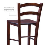 Emilo Barstool Walnut Set of 2